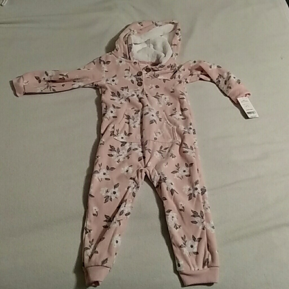Carter's 24 month flannel sweat suit. girls